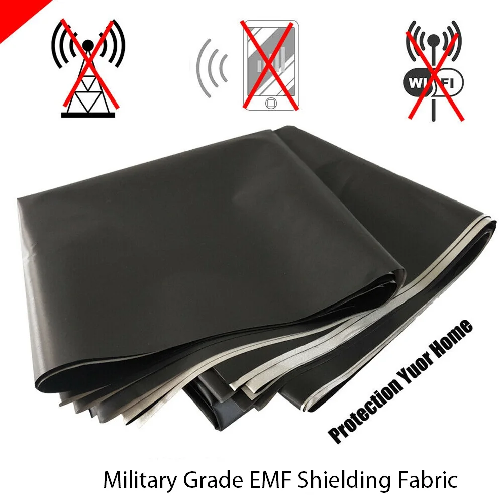 

EMF Shielding Fabric Protection Military Grade Anti Radiation Protection Faraday Fabrics For WIFI RFID Blocking 108/200*108 CM