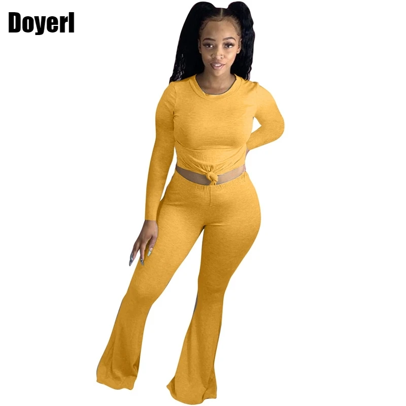 Women Solid Two Piece Set Long Sleeve Crop Top and Flare Pants Set High Waist Plus Size Clothing for Women Tracksuit 2 Piece Set
Women Solid Two Piece Set Long Sleeve Crop Top and Flare Pants Set High Waist Plus Size Clothing for Women Tracksuit 2 Piece Set