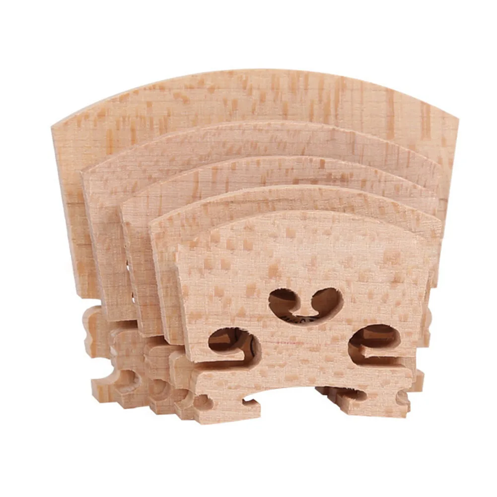 10pcs Maple Violin Bridge Regular Type 4/4 1/8 1/4 3/4 1/2 Violin Accessories Wood Violin Strings Bridge Part Tools 60x50x20mm
10pcs Maple Violin Bridge Regular Type 4/4 1/8 1/4 3/4 1/2 Violin Accessories Wood Violin Strings Bridge Part Tools 60x50x20mm