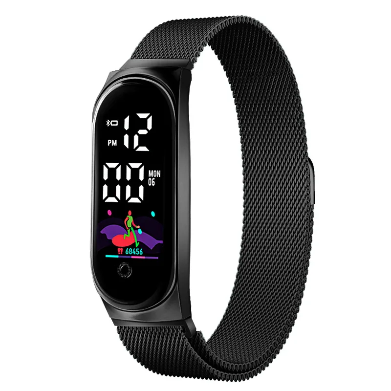 Women Water-proof Watch Luxury Bracelet Watch Milanese Stainless Steel LED Electronic Watch Magnetic Buckle Ladies Sport Watch
Women Water-proof Watch Luxury Bracelet Watch Milanese Stainless Steel LED Electronic Watch Magnetic Buckle Ladies Sport Watch