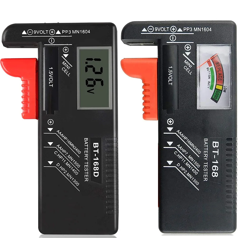 BT-168 battery tester can measure 18650 battery voltage tester, high-precision digital display battery tester
BT-168 battery tester can measure 18650 battery voltage tester, high-precision digital display battery tester