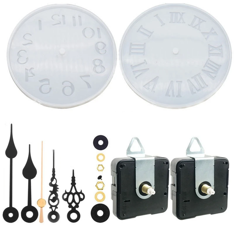 

Frameless Silent Quartz Clock Movement Clock Mechanism With 2 Different Pairs Of Hands DIY Clock Repair Parts Motor Replacemen