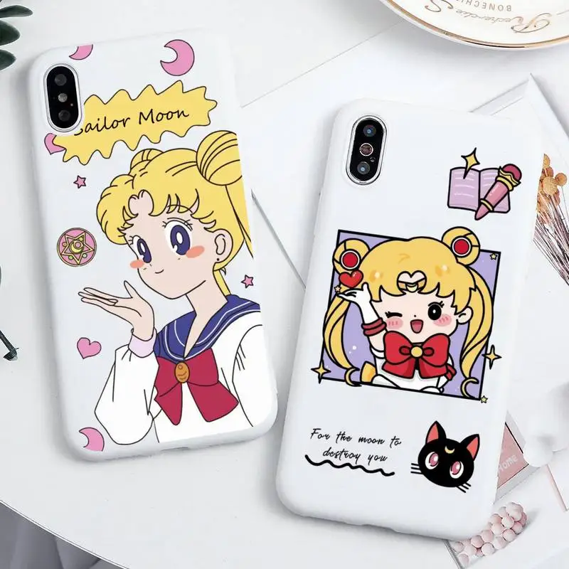 Anime Cute Sailor Moon Phone Case For iphone 14 Plus 13 12 Mini 11 Pro Max XS X XS XR White Cover
Anime Cute Sailor Moon Phone Case For iphone 14 Plus 13 12 Mini 11 Pro Max XS X XS XR White Cover