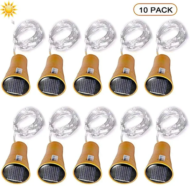 Солнечные гирлянды для винных бутылок, 20 LED, медная проволока
Солнечные гирлянды для винных бутылок, 20 LED, медная проволока