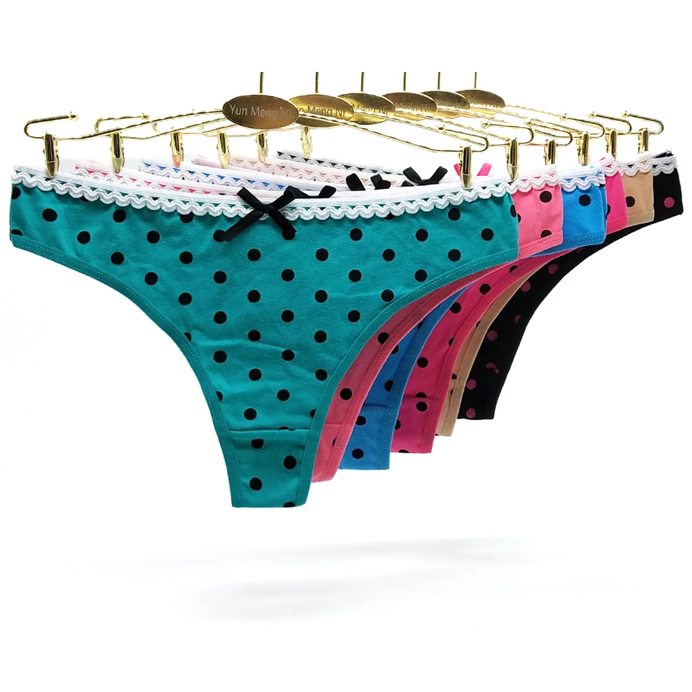 12 Pcs/Set Women G Strings Femme Sexy Lingerie Low Rise Cotton Panties G-String Underwear Fashion Thong Dot Underpants Female 
12 Pcs/Set Women G Strings Femme Sexy Lingerie Low Rise Cotton Panties G-String Underwear Fashion Thong Dot Underpants Female