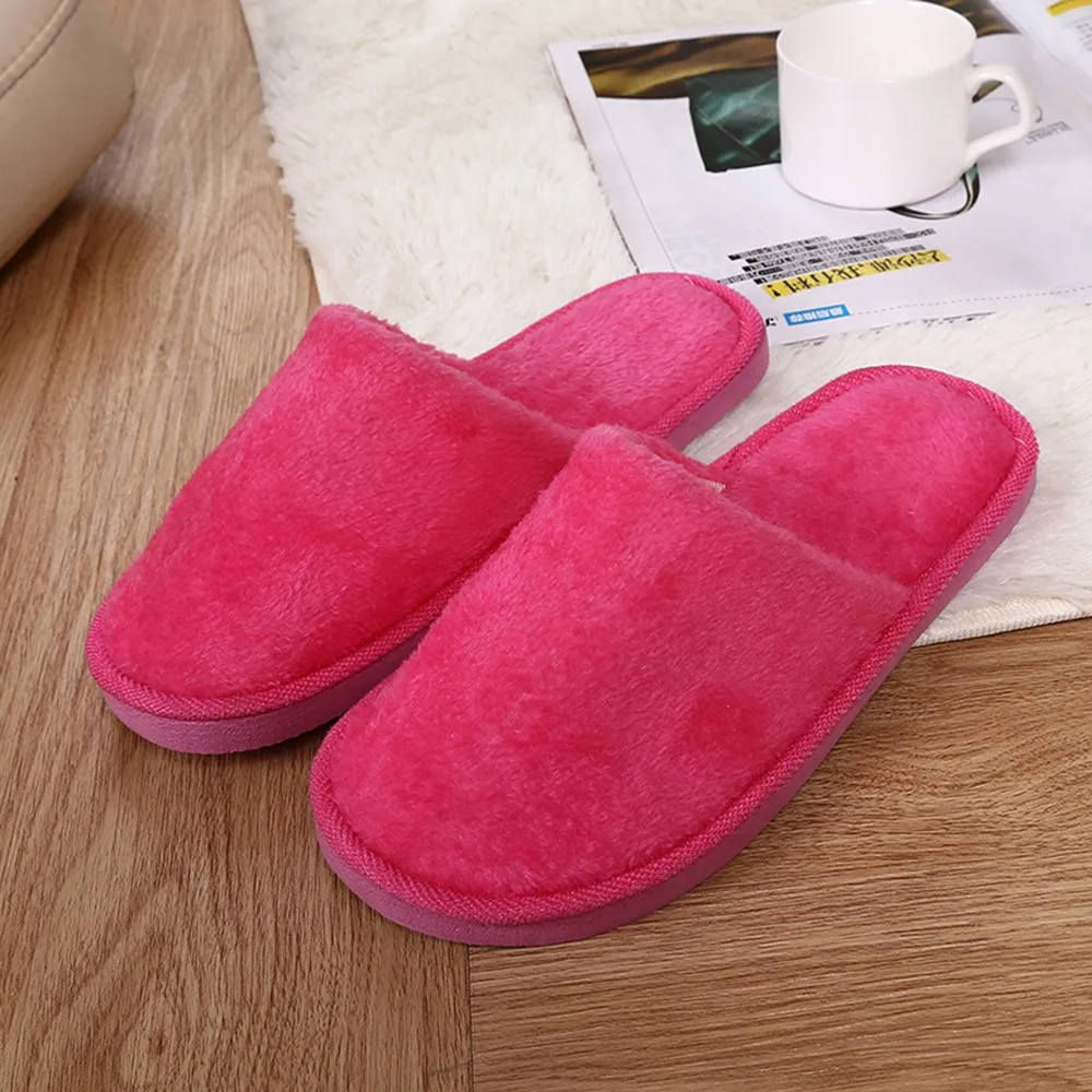 Plush Slippers Winter Warm Bedroom Home Shoes Indoors Anti-slip Soft Sole Solid Women Slippers Concise Keep Warm Comfy Slippers
Plush Slippers Winter Warm Bedroom Home Shoes Indoors Anti-slip Soft Sole Solid Women Slippers Concise Keep Warm Comfy Slippers
