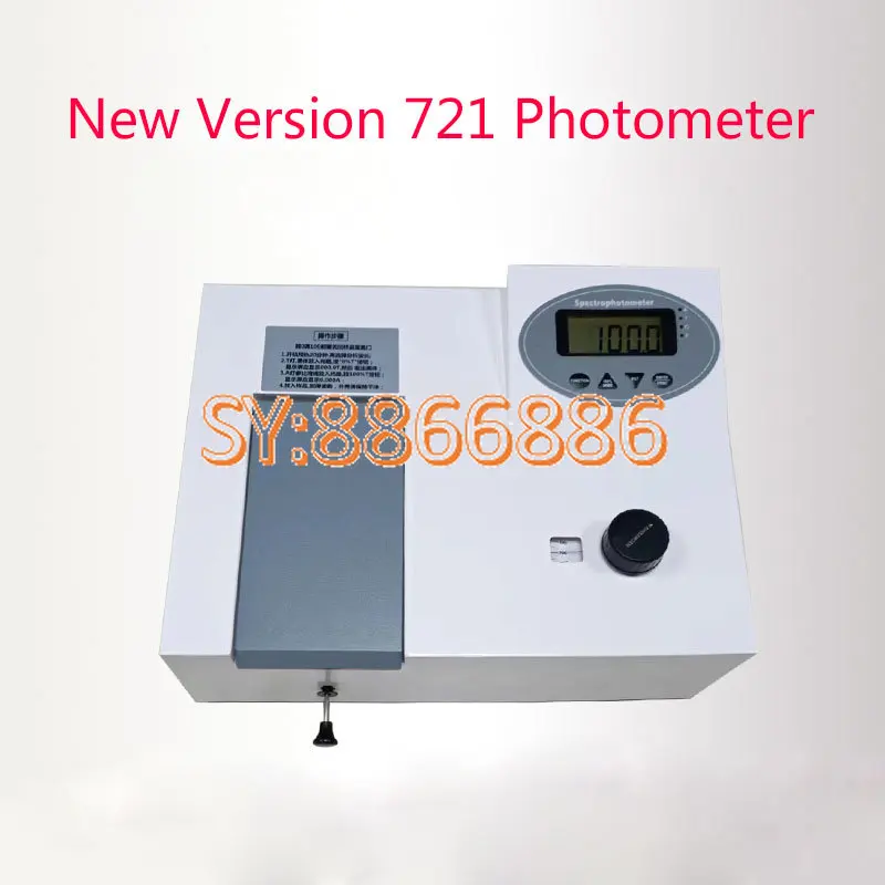 Новый спектрометр длины волны 330-нм спектрофотометр тестер точности Vis Photometer с анализатором Cuvette Kit V721
Новый спектрометр длины волны 330-нм спектрофотометр тестер точности Vis Photometer с анализатором Cuvette Kit V721