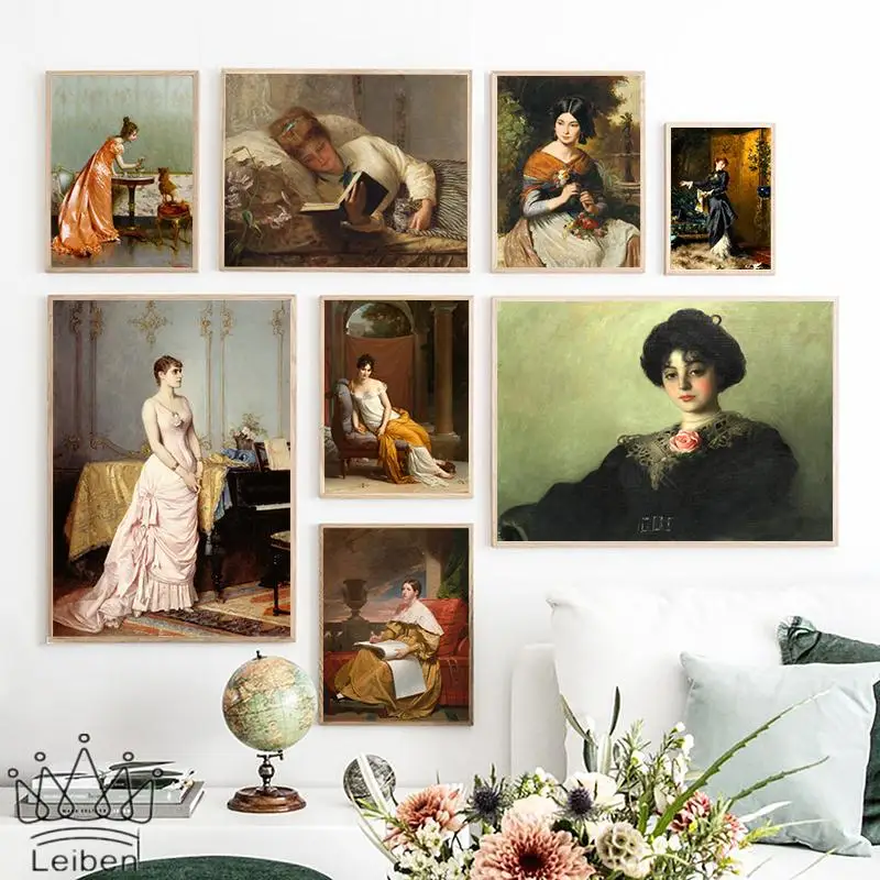Victorian Woman Portrait Classic Poster Retro Aesthetic Canvas Painting Nordic Wall Art Picture Home Decor Living Room Girl Gift
Victorian Woman Portrait Classic Poster Retro Aesthetic Canvas Painting Nordic Wall Art Picture Home Decor Living Room Girl Gift