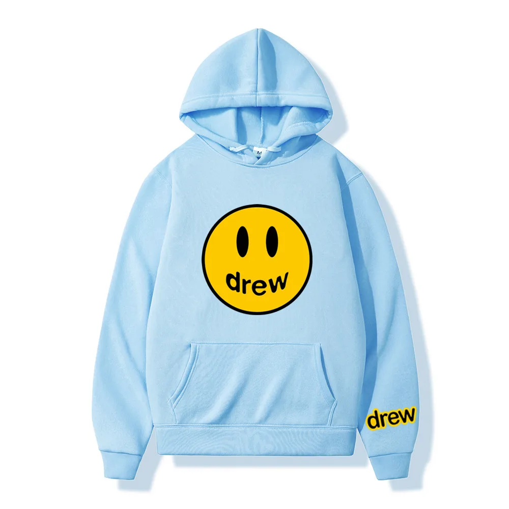 DREW House Fashion Justin Bieber Men Hoodie Unisex Sweatshirt Women Hoody Hip Hop Light blue Mens Hoodies clothes Streetwear top
DREW House Fashion Justin Bieber Men Hoodie Unisex Sweatshirt Women Hoody Hip Hop Light blue Mens Hoodies clothes Streetwear top