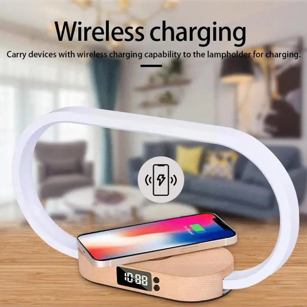 Прикроватная Настольная лампа с беспроводным зарядным устройством, светодиодный ночник с регулируемой яркостью, ночник для спальни с часа...
Прикроватная Настольная лампа с беспроводным зарядным устройством, светодиодный ночник с регулируемой яркостью, ночник для спальни с часа...