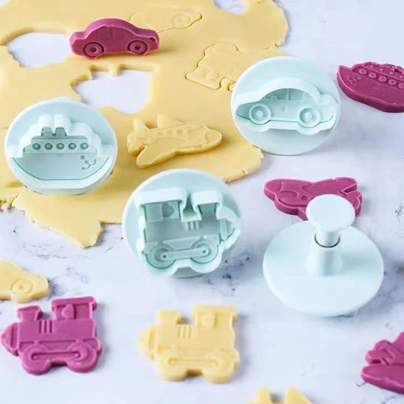 4pcs Set Cartoon Animal Plunger Cookie Cutter Forms Mold Baking Stamp Embosser Frame Diy Easter Christmas Festival Halloween 3d
4pcs Set Cartoon Animal Plunger Cookie Cutter Forms Mold Baking Stamp Embosser Frame Diy Easter Christmas Festival Halloween 3d