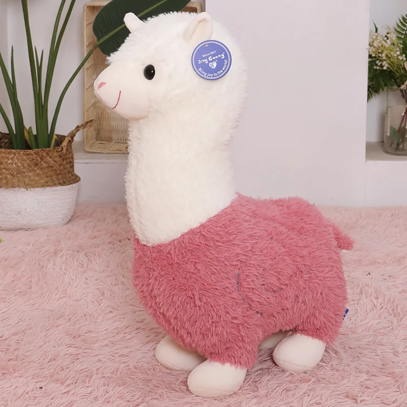 Zqswkl alpaca doll grass mud horse plush toy girls sleep pillow cartoon dolls cute soft stuffed toys for children kawaii 80cm
Zqswkl alpaca doll grass mud horse plush toy girls sleep pillow cartoon dolls cute soft stuffed toys for children kawaii 80cm