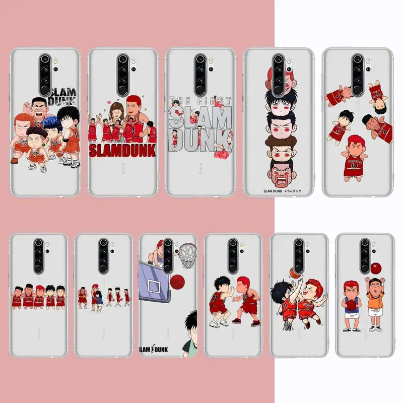 Cute Cartoon Slam Dunk Phone Case For Samsung S 20 21 22 23 for Redmi Note7 8 9 10 for Huawei P20 30 40 Clear Case
Cute Cartoon Slam Dunk Phone Case For Samsung S 20 21 22 23 for Redmi Note7 8 9 10 for Huawei P20 30 40 Clear Case