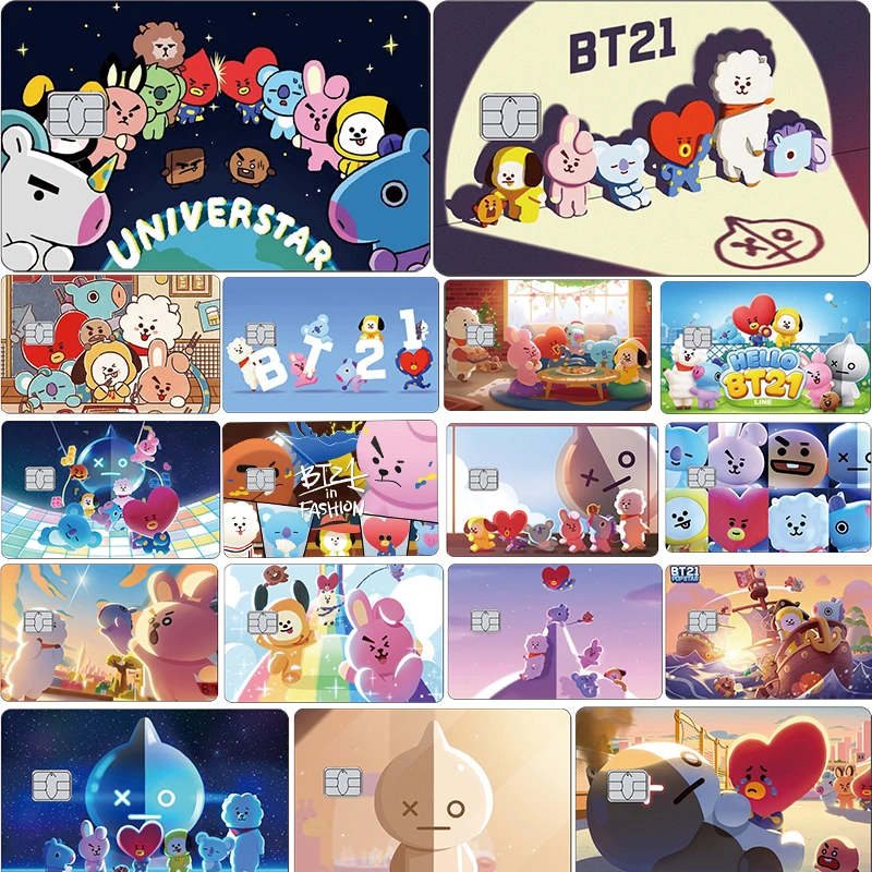 20 Models Line Friends Bt21 Card Stiker Cartoon Pvc Game Card Patches Anime Credit Debit Matte Skin Stickers Cute Baby Toy Gifts
20 Models Line Friends Bt21 Card Stiker Cartoon Pvc Game Card Patches Anime Credit Debit Matte Skin Stickers Cute Baby Toy Gifts