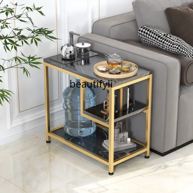 yj Light luxury living room sofa side cabinet side cabinet narrow corner small tea table cabinet
yj Light luxury living room sofa side cabinet side cabinet narrow corner small tea table cabinet