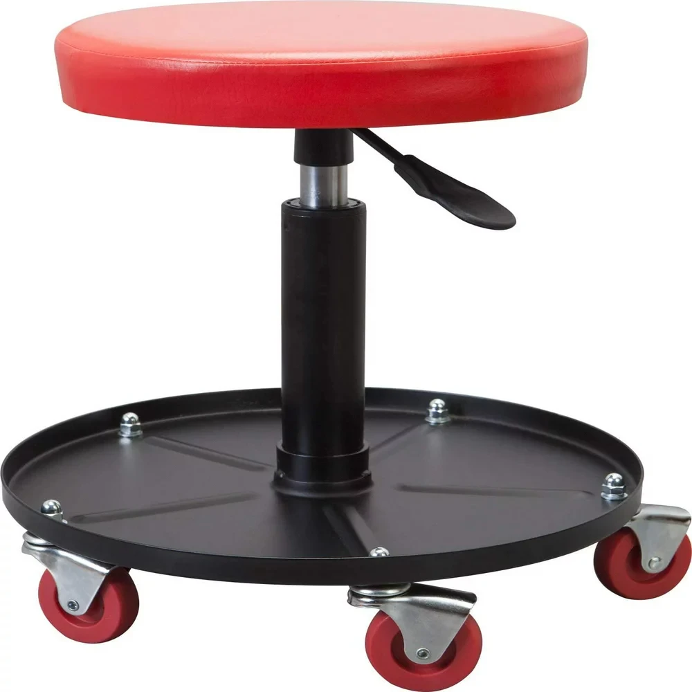 Heavy Duty Rolling Pneumatic Creeper Garage/Shop Seat Padded Adjustable Mechanic Stool with Tool Tray Storage, Red car accessor
Heavy Duty Rolling Pneumatic Creeper Garage/Shop Seat Padded Adjustable Mechanic Stool with Tool Tray Storage, Red car accessor