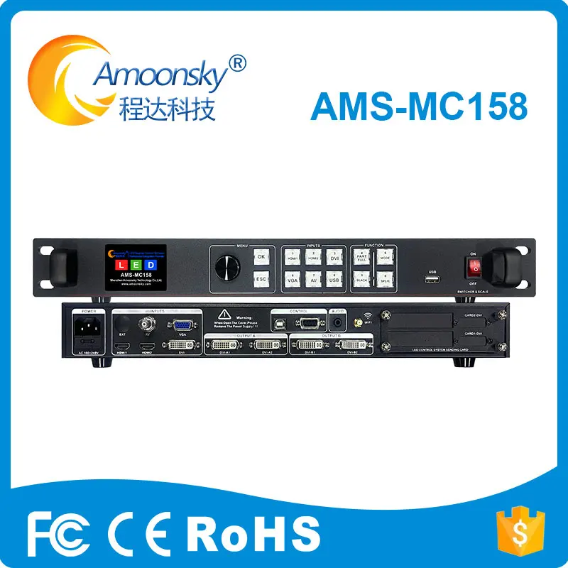 

MC158 Video Splicer Support Big LED Screen P1.88 P2 P3.91 P4 P5 P6 Usage Nova Linsn Colorlight Dbstar Huidu Control Card