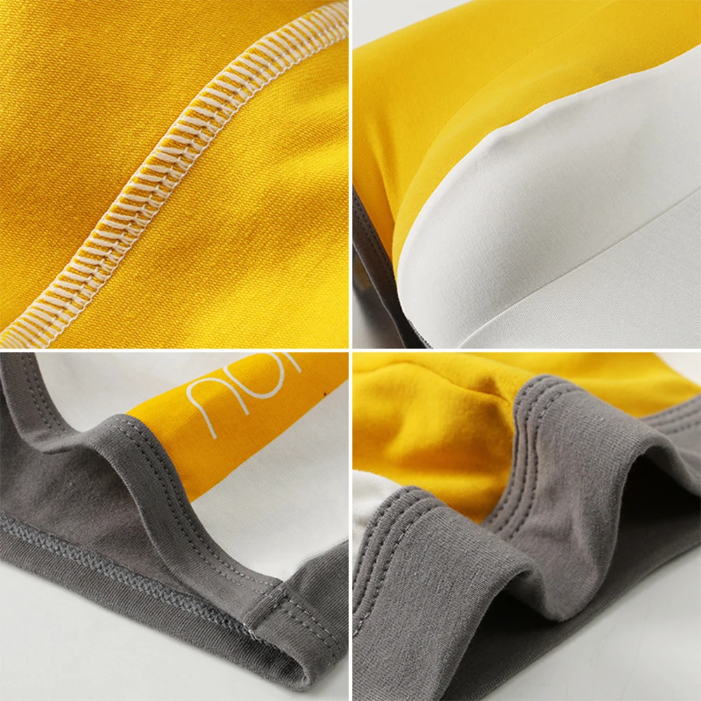 Men Fashion Shorts U Convex Pouch Panties Contrasting Color Small Fresh Underwear Breathable Boys Boxer Briefs Shorts Underpant
Men Fashion Shorts U Convex Pouch Panties Contrasting Color Small Fresh Underwear Breathable Boys Boxer Briefs Shorts Underpant