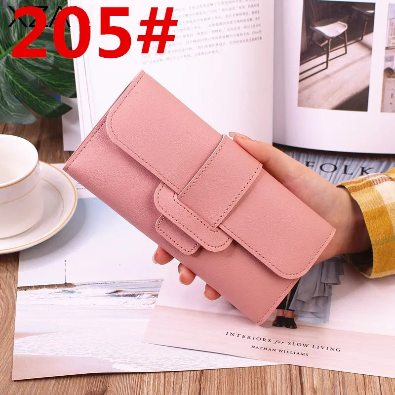 205# Luxury designer Women Wallets Long purse PU Leather Hasp Fold-over Pattern Coin Purses Female Solid Colors New clutch bag
205# Luxury designer Women Wallets Long purse PU Leather Hasp Fold-over Pattern Coin Purses Female Solid Colors New clutch bag