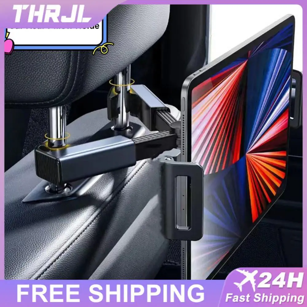 

Car Back Seat Headrest Phone Holder Stretchable Tablet Stand Rear Pillow Adjustment Bracket for 4.7-12.9 Inch Ipad