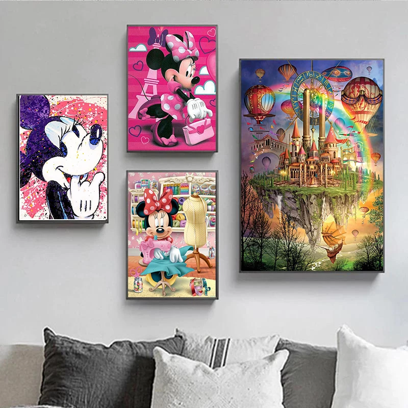 Disney Cute Anime Canvas Paintings Posters and Prints Mickey Mouse Life Wall Art Pictures for Living Kids Room Home Decoration
Disney Cute Anime Canvas Paintings Posters and Prints Mickey Mouse Life Wall Art Pictures for Living Kids Room Home Decoration
