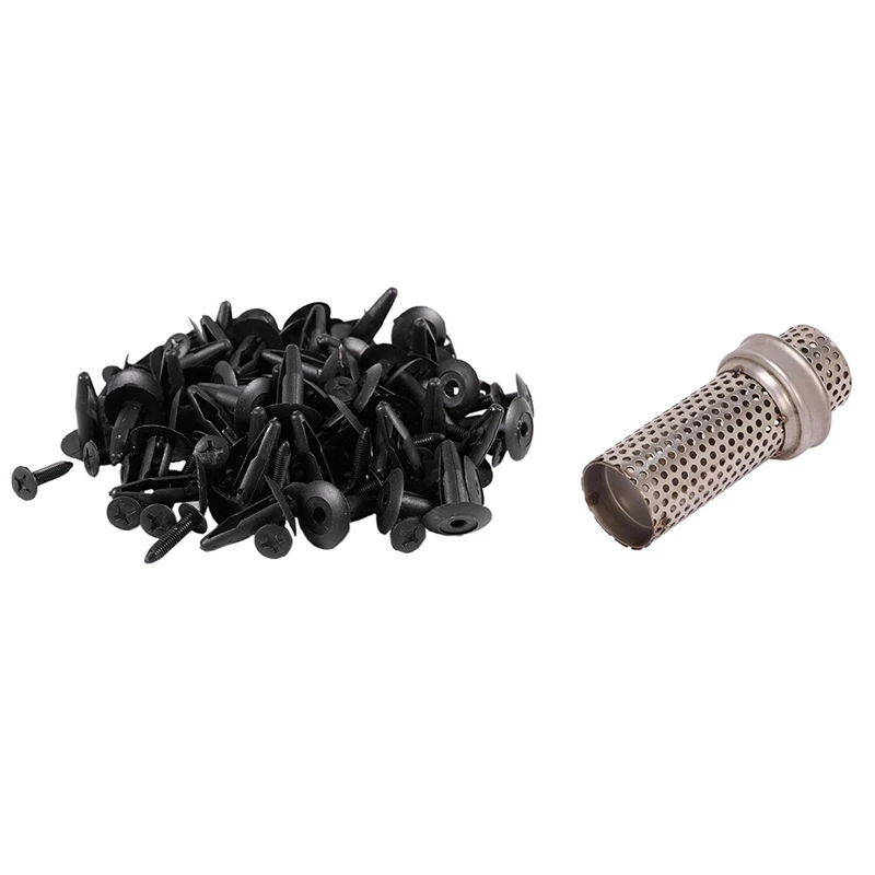 50Pcs Plastic Rivets Retainer Clips 8mm Hole Dia with 51MM Universal Motorcycle Exhaust Muffler DB Killer-Silencer
50Pcs Plastic Rivets Retainer Clips 8mm Hole Dia with 51MM Universal Motorcycle Exhaust Muffler DB Killer-Silencer