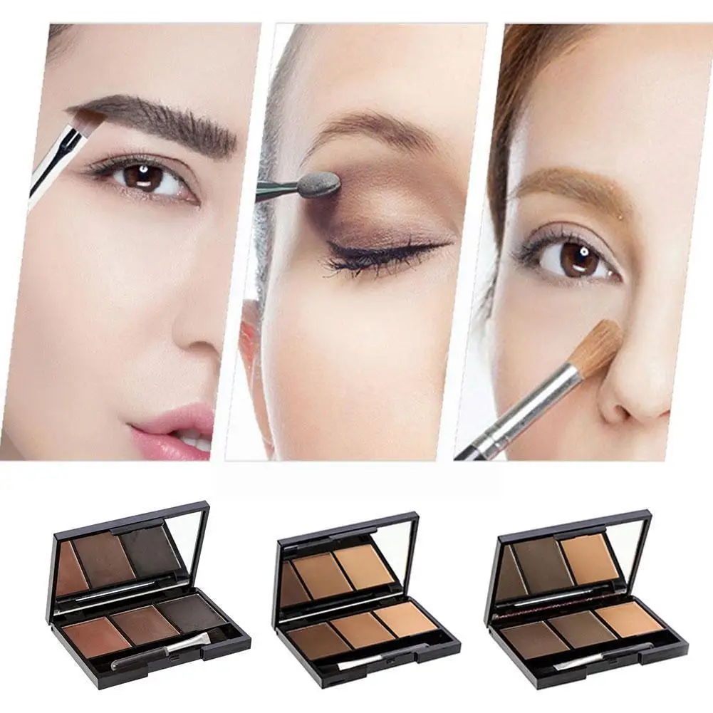 3 Color Eyebrow Powder Palette Easy To Wear Waterproof With Eye Professional Brush Shadow Cosmetic Eye Enhancer Makeup Brow V1u1
3 Color Eyebrow Powder Palette Easy To Wear Waterproof With Eye Professional Brush Shadow Cosmetic Eye Enhancer Makeup Brow V1u1