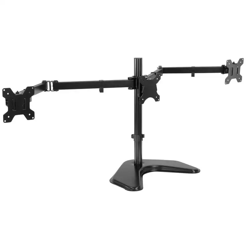 | Sturdy & Reliable Unique, Reliable & Sturdy Triple Monitor Stand, Perfect for 24 - 32 Inch Screens - Elevate & Showcase Your D 
| Sturdy & Reliable Unique, Reliable & Sturdy Triple Monitor Stand, Perfect for 24 - 32 Inch Screens - Elevate & Showcase Your D