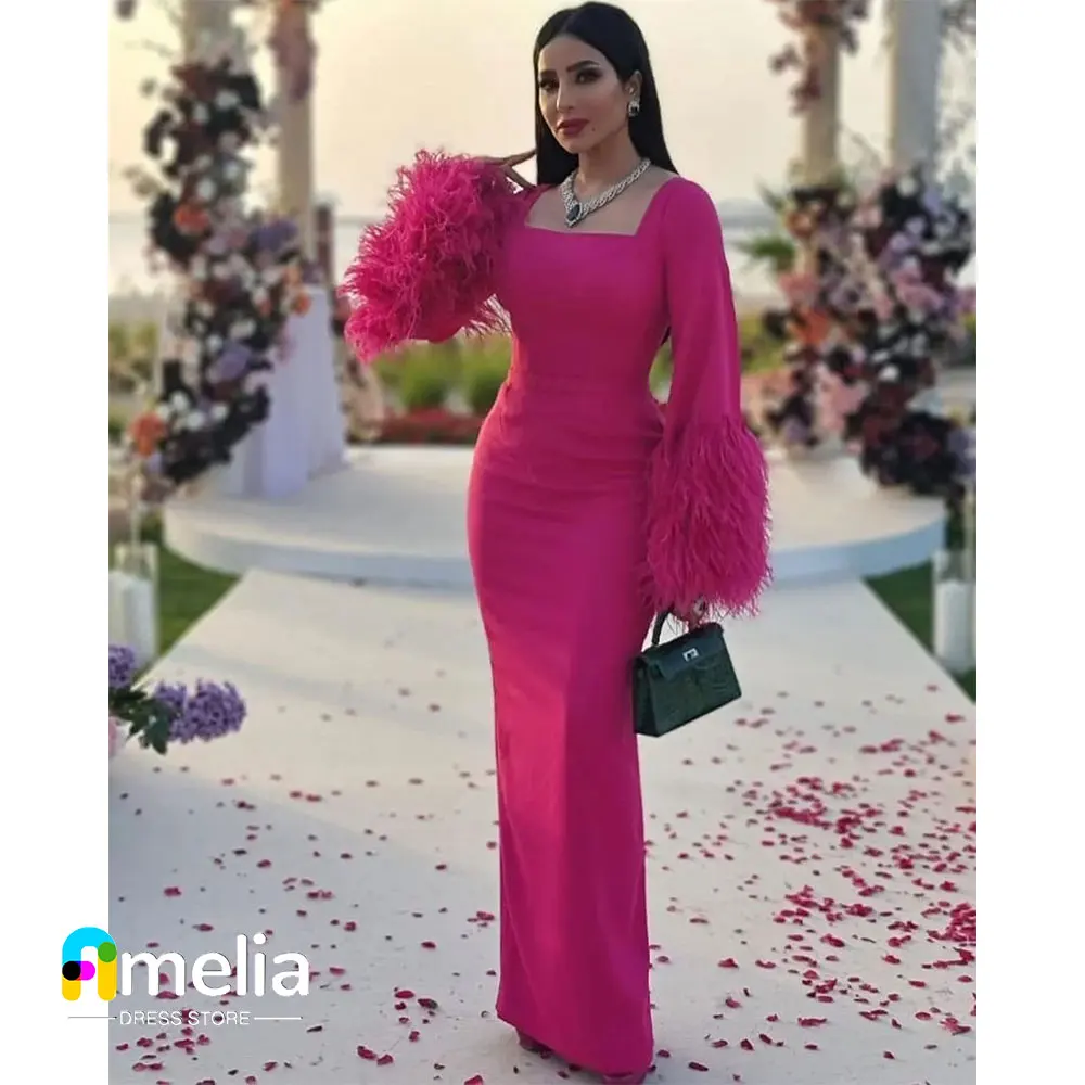 Amelia Square Collar Prom Dress Floor Length Long Sleeves Evening Dress With Summer Women Wedding Party Formal Gowns Arabia
Amelia Square Collar Prom Dress Floor Length Long Sleeves Evening Dress With Summer Women Wedding Party Formal Gowns Arabia