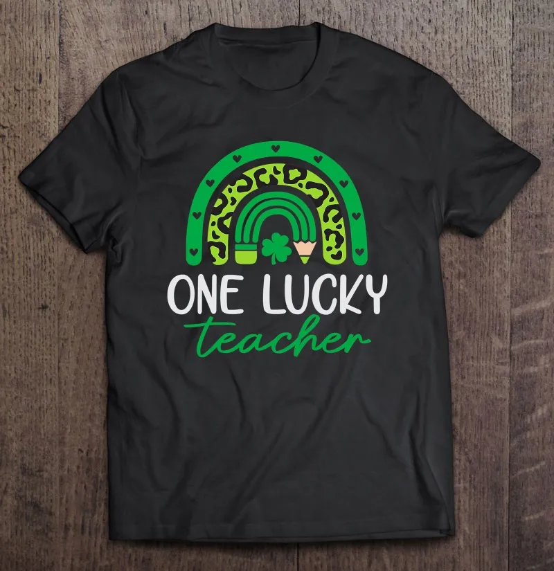 One Lucky Teacher Shirt Rainbow Teacher Gift St Patricks Day T Shirt Anime Clothes Blouse Tee Shirt Men Men's Clothes Harajuku
One Lucky Teacher Shirt Rainbow Teacher Gift St Patricks Day T Shirt Anime Clothes Blouse Tee Shirt Men Men's Clothes Harajuku