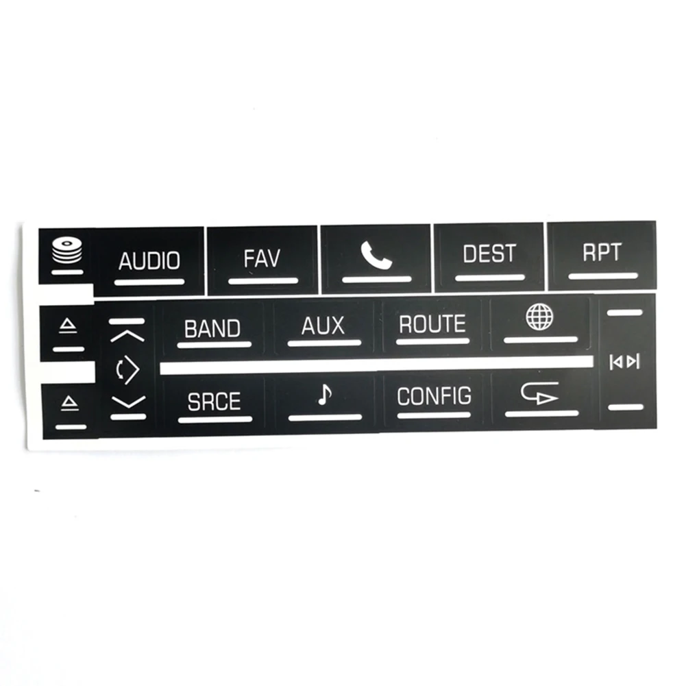 Durable New Button Sticker Sticker Button Black For Escalade 2007-2014 High Grade Vinyl Stereo Radio Button Radio Button
Durable New Button Sticker Sticker Button Black For Escalade 2007-2014 High Grade Vinyl Stereo Radio Button Radio Button