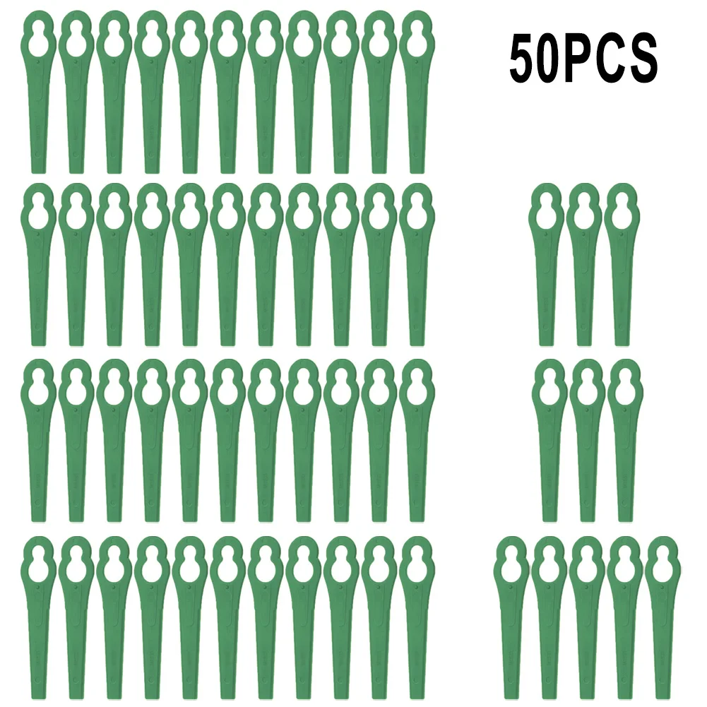 50/100pcs Plastic Blades Lawnmower Blade For Florabest FRTA20 A1 Cordless Grass Cutter Trimmer Strimmer Gardening Tool Supplies
50/100pcs Plastic Blades Lawnmower Blade For Florabest FRTA20 A1 Cordless Grass Cutter Trimmer Strimmer Gardening Tool Supplies