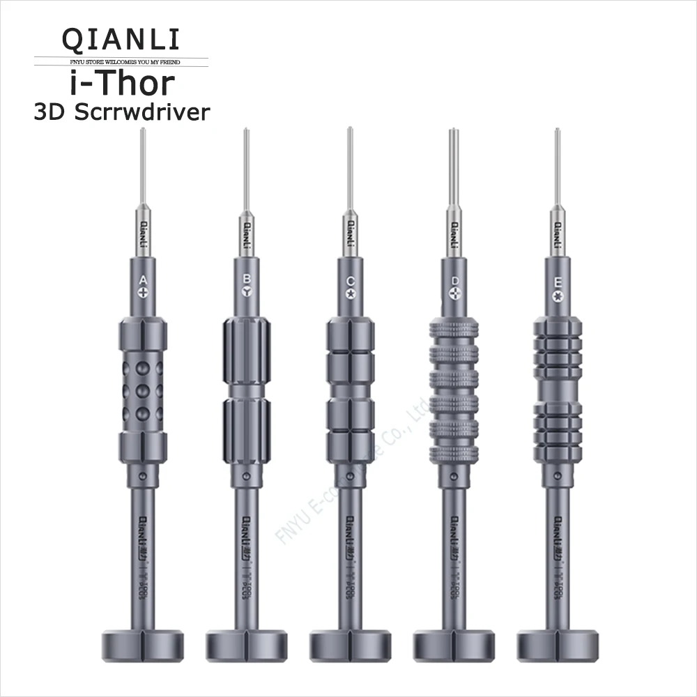 QIANLI i-Thor Screwdriver First-class Disassemble 3D Bolt driver For iPhone Samsung Mobile Phone Repair Prevent Skidding 
QIANLI i-Thor Screwdriver First-class Disassemble 3D Bolt driver For iPhone Samsung Mobile Phone Repair Prevent Skidding