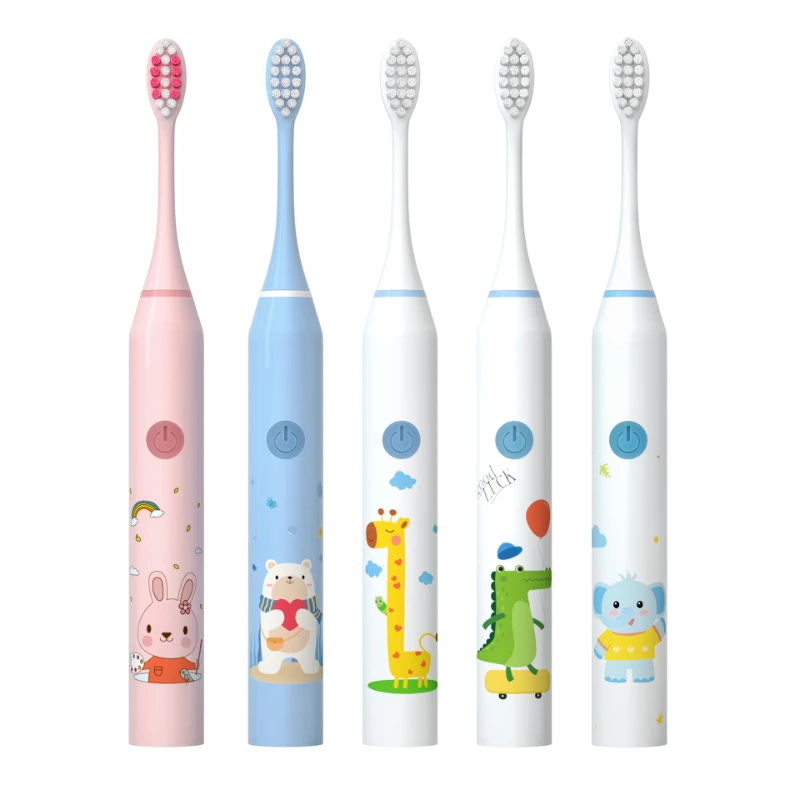 Sonic Electric Toothbrush Kids Battery Cartoon with Colorful LED Waterproof Soft Oral Hygiene Massage Teeth Care Toothbrushes
Sonic Electric Toothbrush Kids Battery Cartoon with Colorful LED Waterproof Soft Oral Hygiene Massage Teeth Care Toothbrushes