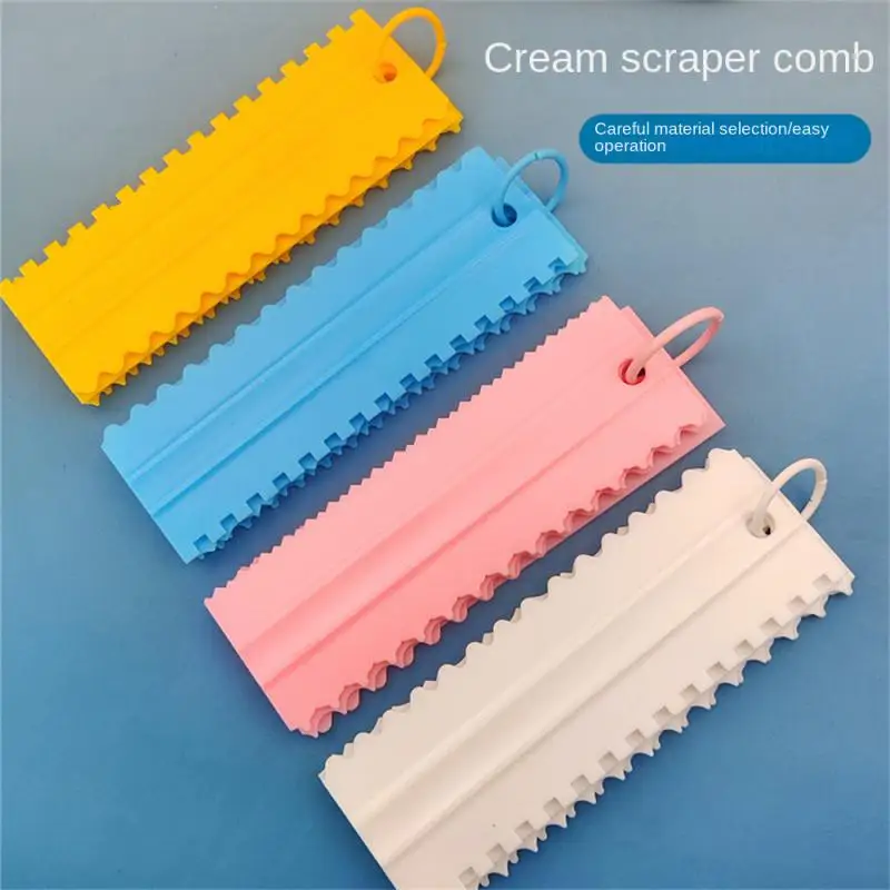 PP Plastic Cream Scraper Thickened Four-piece Cake Comb New Cream Scraper Baking Tool
PP Plastic Cream Scraper Thickened Four-piece Cake Comb New Cream Scraper Baking Tool
