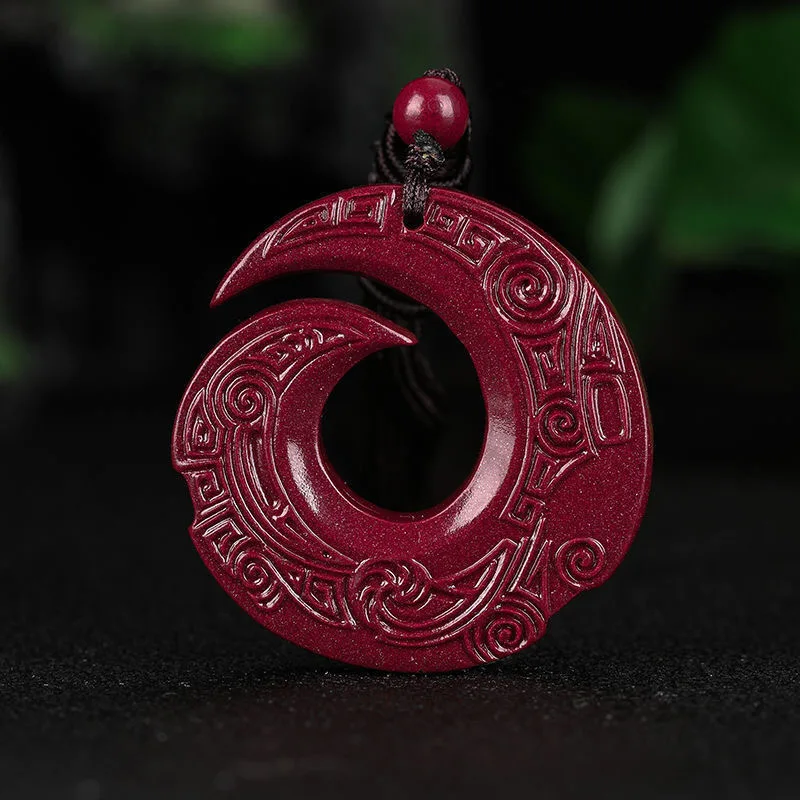 Модная Двусторонняя резьба Cinnabar Jade, искусственные ювелирные изделия, китайская восстанавливающая форму Женская Мужская Подарочная цепочк...
Модная Двусторонняя резьба Cinnabar Jade, искусственные ювелирные изделия, китайская восстанавливающая форму Женская Мужская Подарочная цепочк...