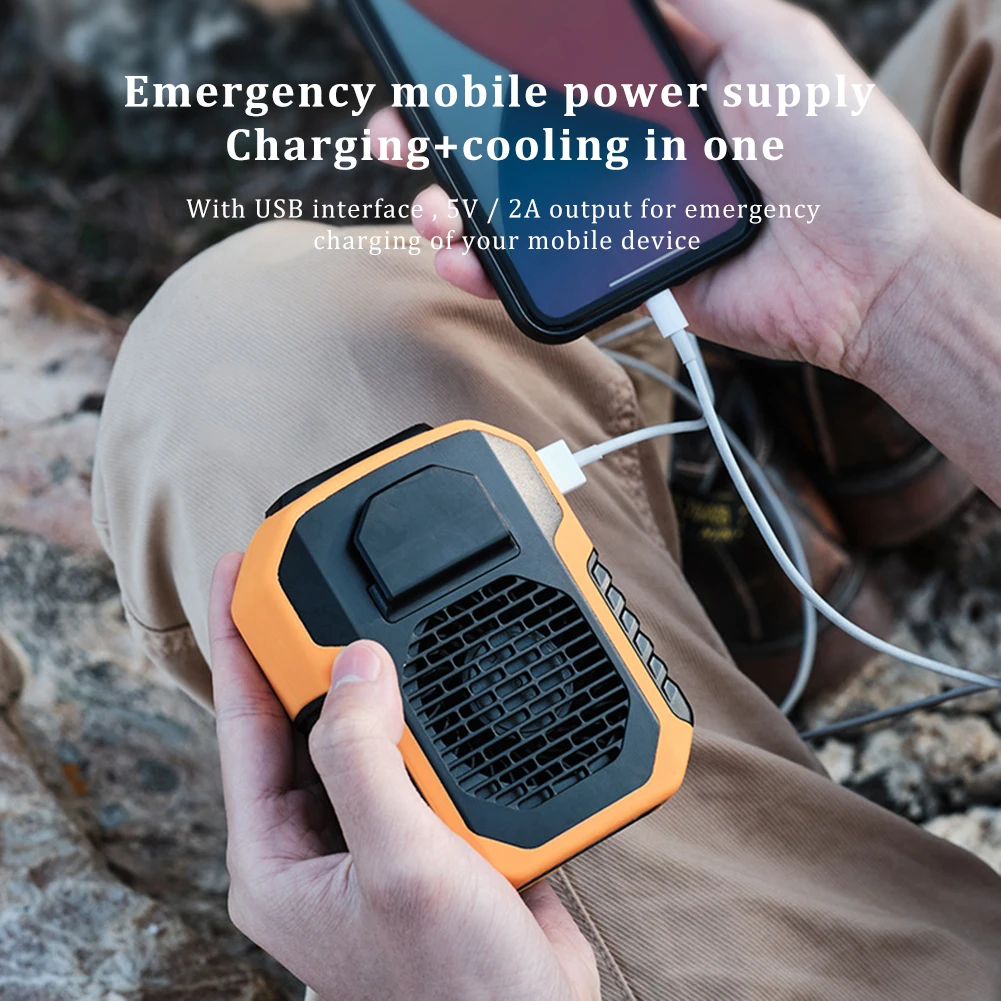 Portable Waist Fan USB Air Conditioning Hanging Neck Mini Fan Exhaust Fan 6000mA Outdoor Sports Air Conditioning Cooling Artifac
Portable Waist Fan USB Air Conditioning Hanging Neck Mini Fan Exhaust Fan 6000mA Outdoor Sports Air Conditioning Cooling Artifac