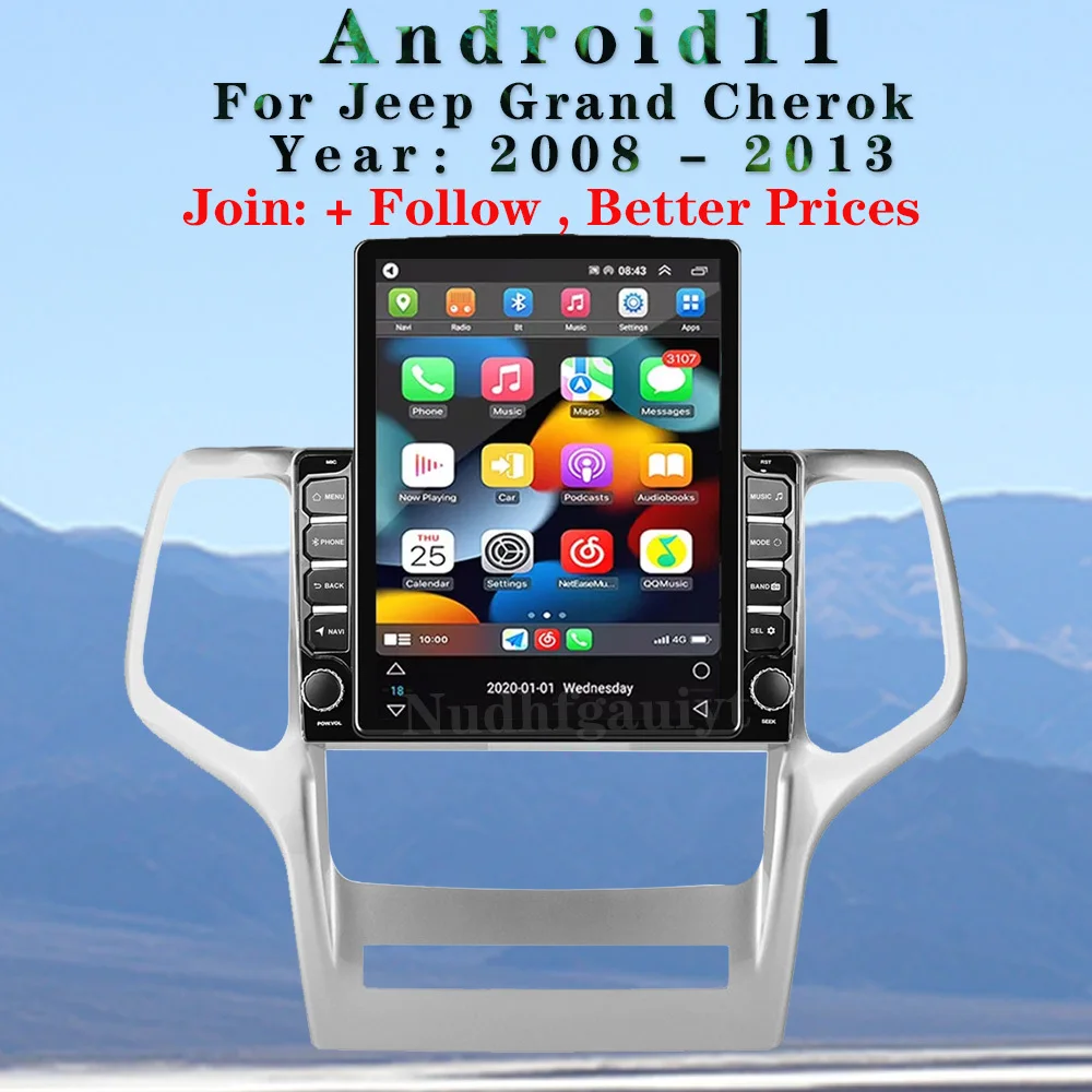 For Jeep Grand Cherok Tesla Car Radio Multimedia Video Wireless Carplay Android Auto Carplay Touch Screen Monitor Tablet SmartTV
For Jeep Grand Cherok Tesla Car Radio Multimedia Video Wireless Carplay Android Auto Carplay Touch Screen Monitor Tablet SmartTV