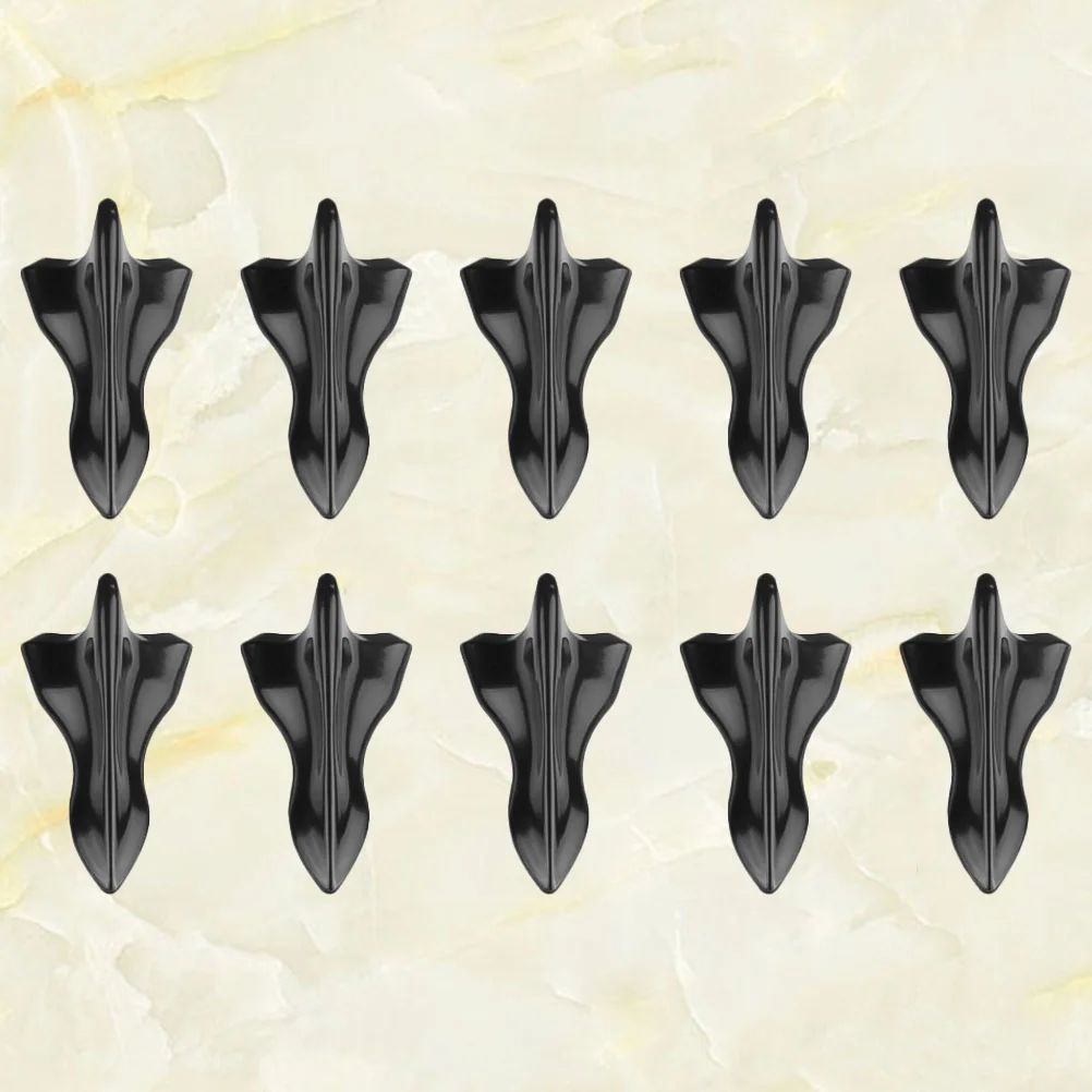 10 Pcs Automobile Fin Shark Style Roof Bumper Empennage Car Modification Accessories Carbon Fiber Shark Fin for Car (Black)
10 Pcs Automobile Fin Shark Style Roof Bumper Empennage Car Modification Accessories Carbon Fiber Shark Fin for Car (Black)