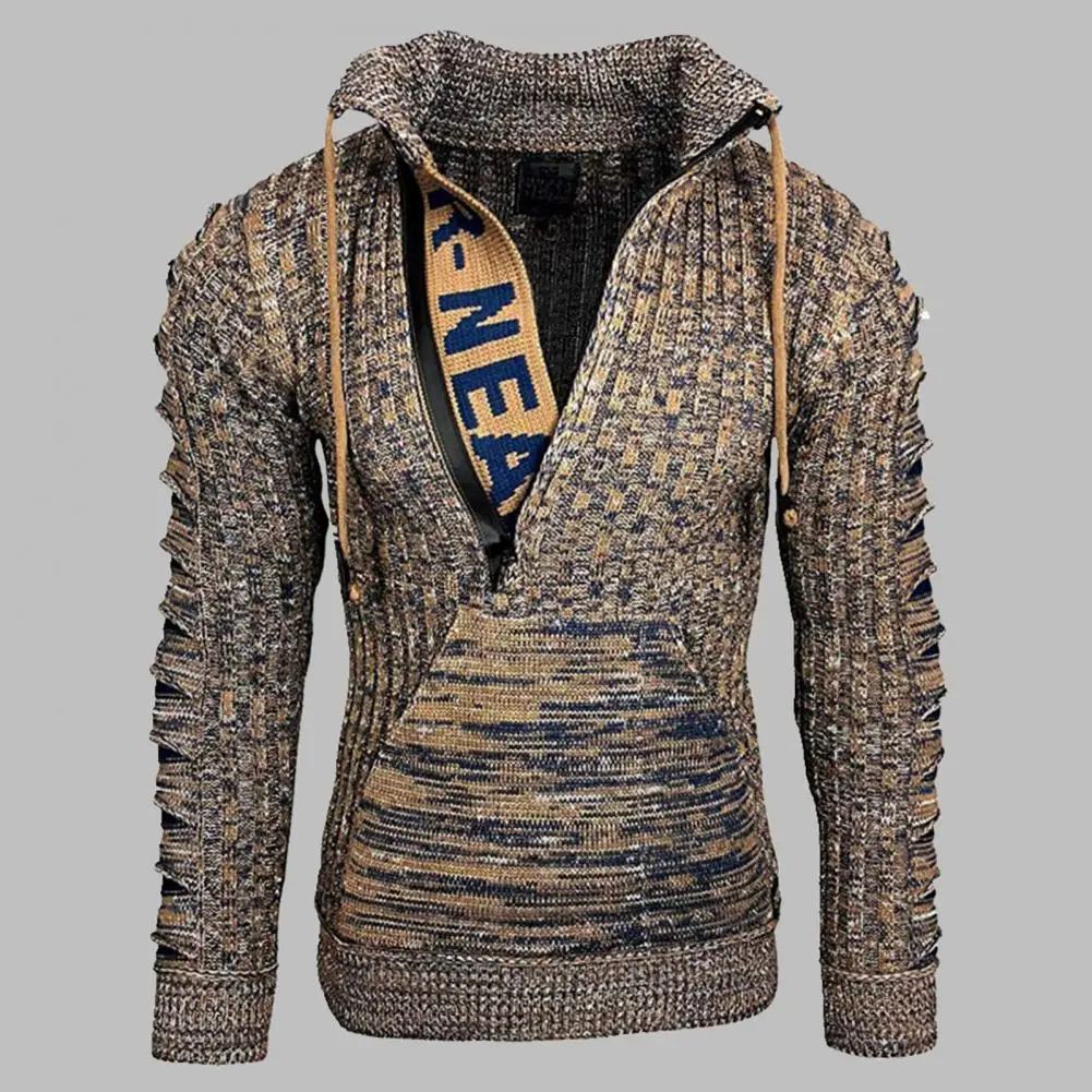 Trendy Male Sweater Individual Ripped Knitted Chic Fall Sweater Men Sweater Anti-pilling
Trendy Male Sweater Individual Ripped Knitted Chic Fall Sweater Men Sweater Anti-pilling