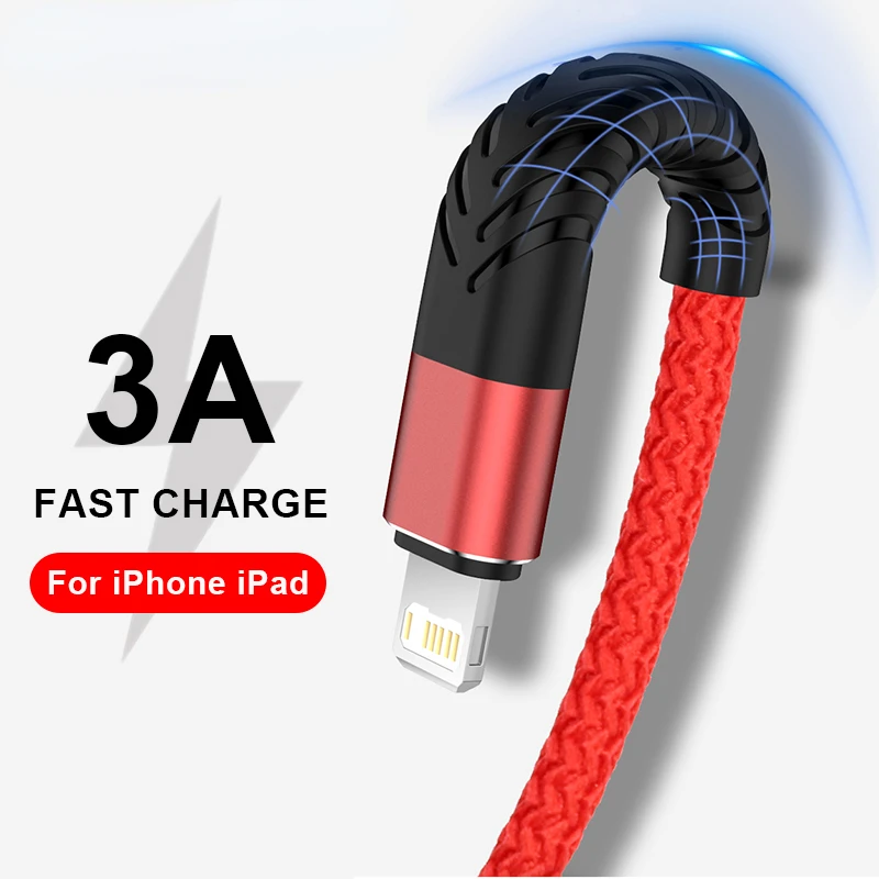 USB Cable For iPhone 11 12 13 Pro Max Xs X XR 8 7 6 6s Plus SE iPad Fast Charging Data Cord Mobile Phone Charger Long Wire
USB Cable For iPhone 11 12 13 Pro Max Xs X XR 8 7 6 6s Plus SE iPad Fast Charging Data Cord Mobile Phone Charger Long Wire