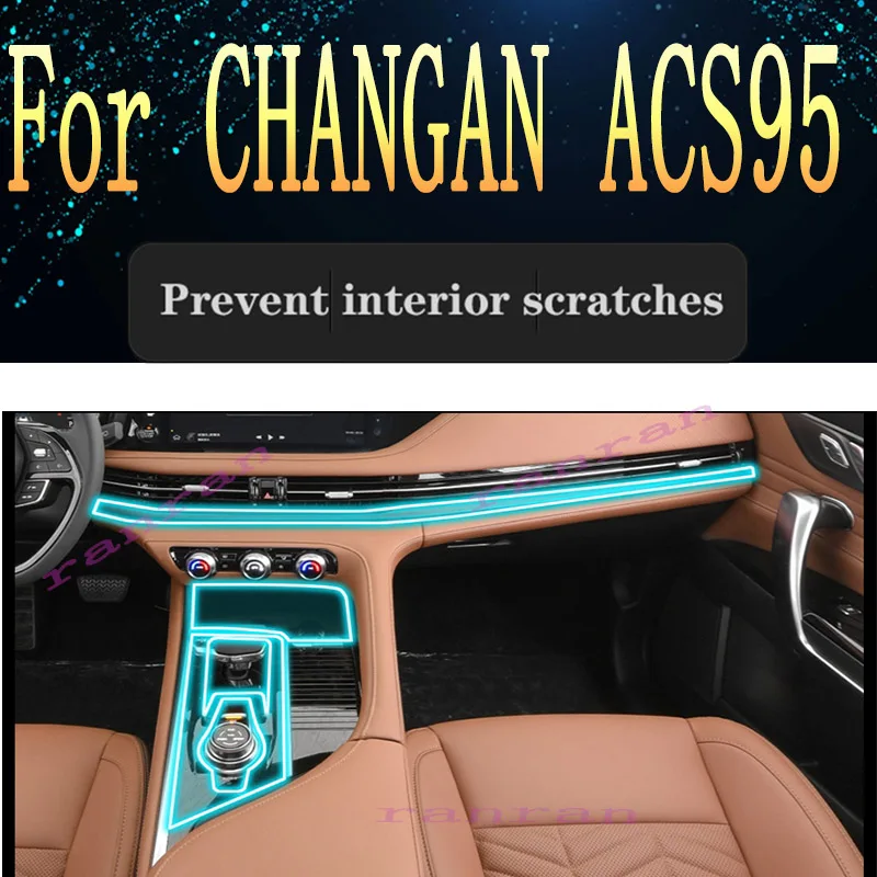Car Interior Center console Transparent PPF-TPU For CHANGAN ACS95 2022 2023 Protective film Anti-scratch Repair film refit
Car Interior Center console Transparent PPF-TPU For CHANGAN ACS95 2022 2023 Protective film Anti-scratch Repair film refit
