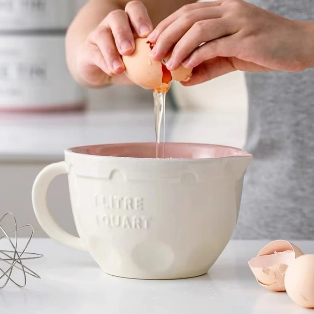 UK Mason measuring cup, kitchen series, graduated ceramic measuring cup, mixing bowl, baking and egg beating graduated cup
UK Mason measuring cup, kitchen series, graduated ceramic measuring cup, mixing bowl, baking and egg beating graduated cup