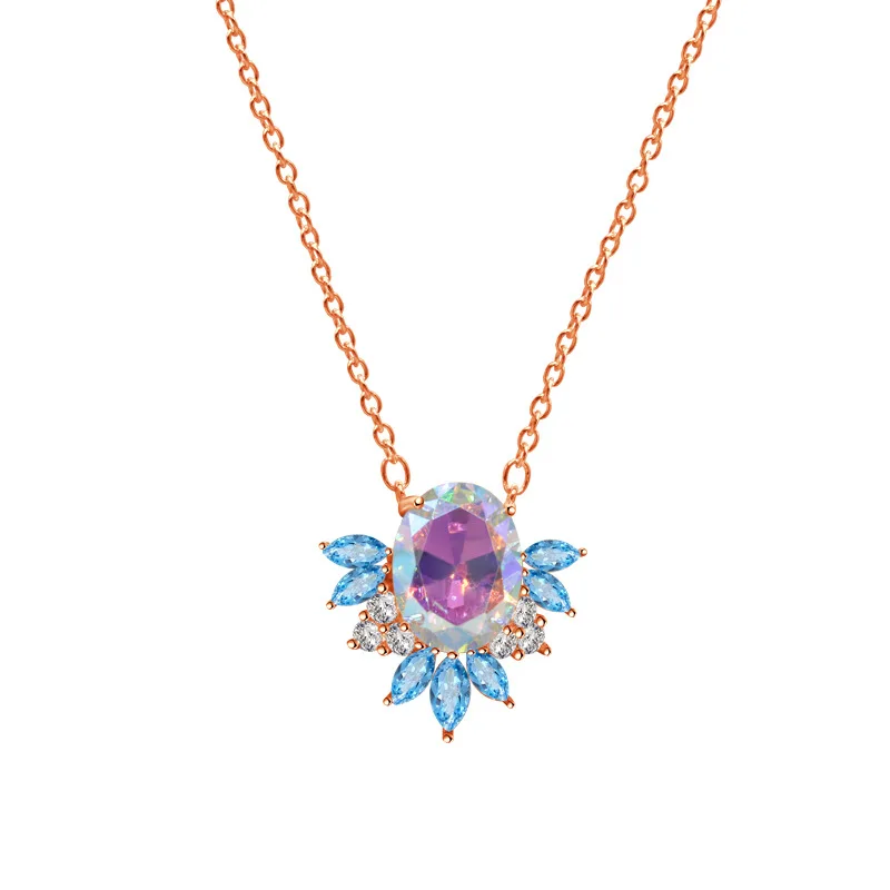 Hot selling S925 sterling silver trend in Europe and America, fashionable and versatile, high-end design for women's necklaces
Hot selling S925 sterling silver trend in Europe and America, fashionable and versatile, high-end design for women's necklaces