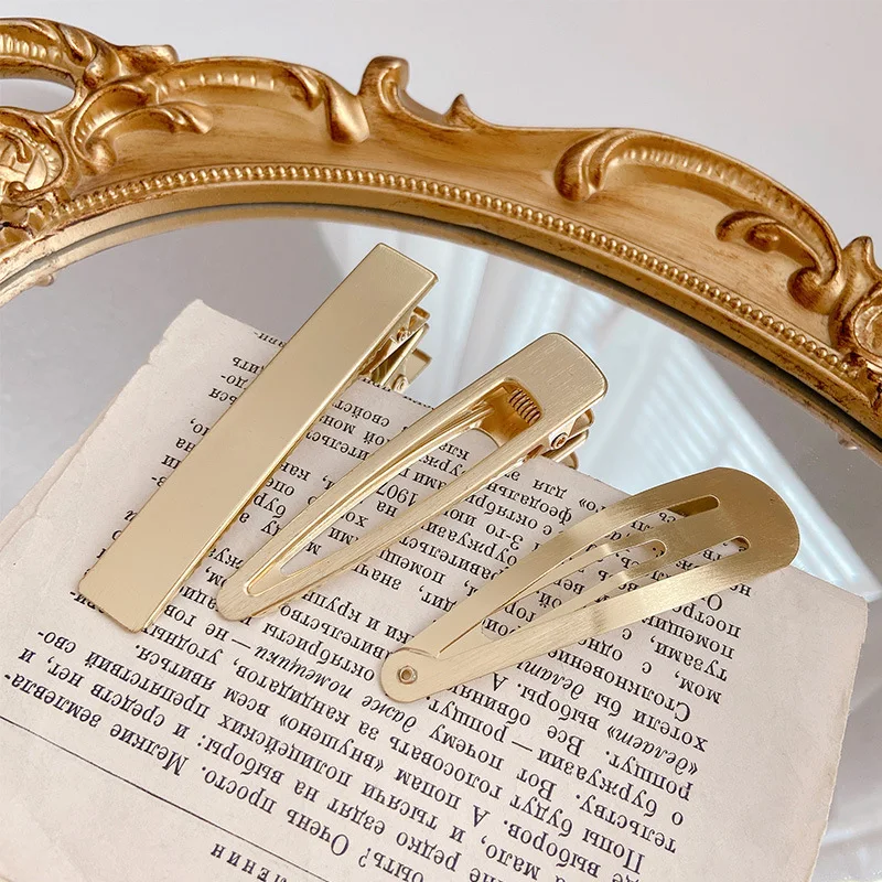 Metal Hair Clip with Golden Korean Temperament Simple Side Bangs Bb Clip Clip Clip Headwear
Metal Hair Clip with Golden Korean Temperament Simple Side Bangs Bb Clip Clip Clip Headwear