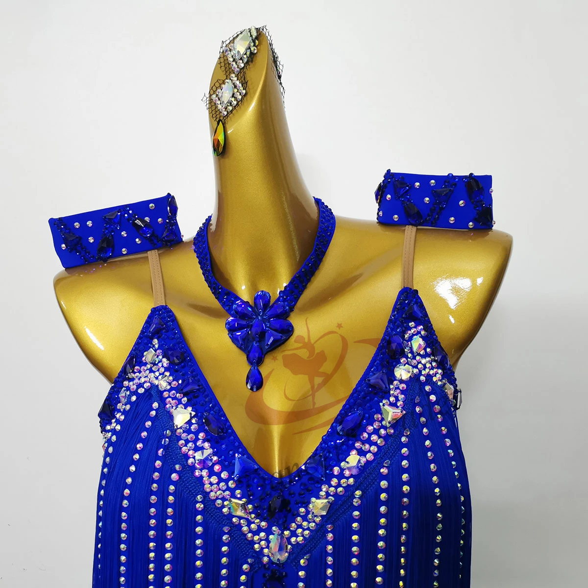 

Стандартная одежда для латиноамериканских танцев, высококачественное специализированное платье для танцев самбы, румбы, со сверкающими бриллиантами и кисточками