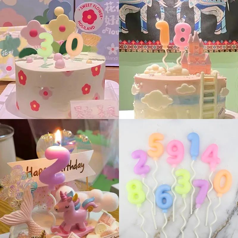 Baking Cake Candle Makaron Color Balloon Candle Children's Birthday Cake Decoration Party Dessert Plug-In Baby Shower Supplies
Baking Cake Candle Makaron Color Balloon Candle Children's Birthday Cake Decoration Party Dessert Plug-In Baby Shower Supplies