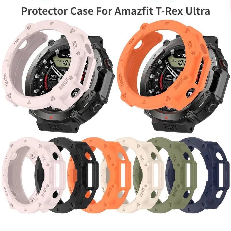 Protector Case For Amazfit T-Rex Ultra protective case Sports watch case accessories TPU Protector
Protector Case For Amazfit T-Rex Ultra protective case Sports watch case accessories TPU Protector