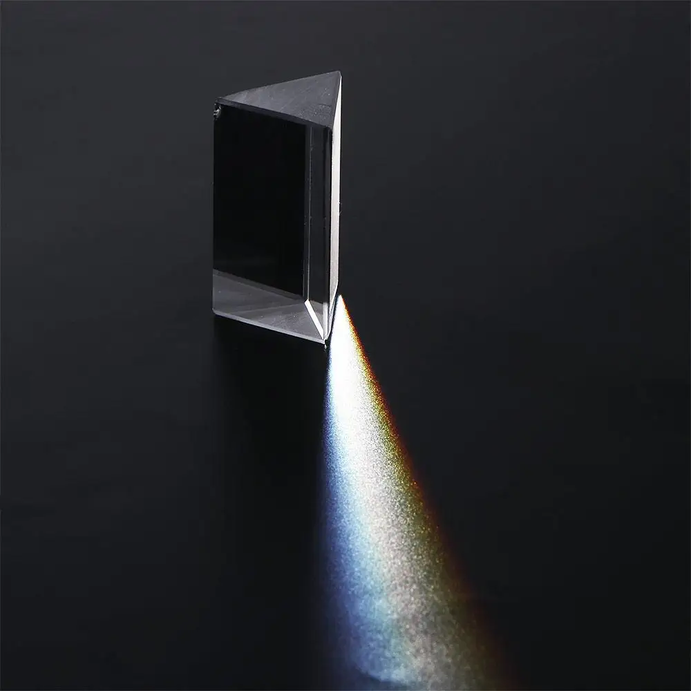 Photographi Crystal Glass Optical Glass Physics Stem Science Toys Rainbow Prisma Triangular Color Prism Glass Reflecting
Photographi Crystal Glass Optical Glass Physics Stem Science Toys Rainbow Prisma Triangular Color Prism Glass Reflecting