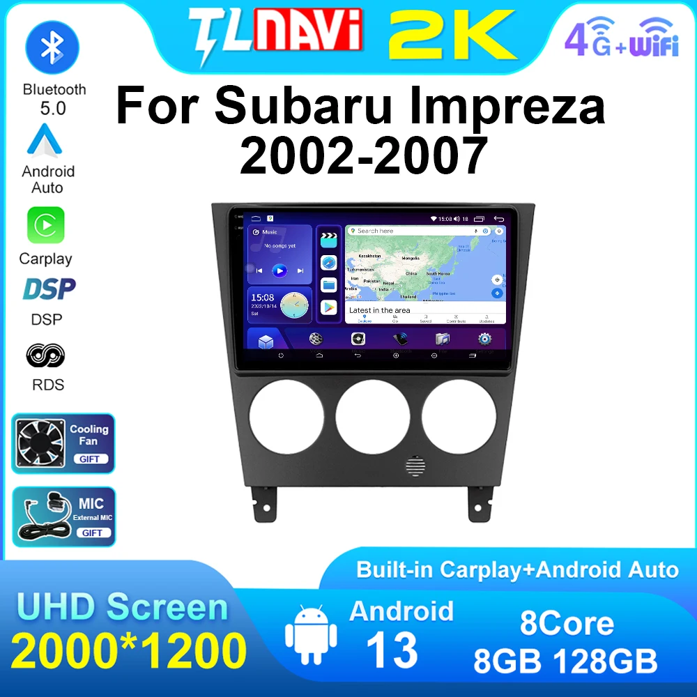 Для Subaru Impreza GD 2002 2003 2004 2005 2006 2007 Android авторадио GPS-навигатор автомобильный